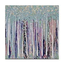 Load image into Gallery viewer, Birch forest canvas painting