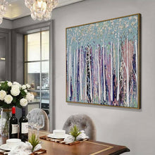Load image into Gallery viewer, Birch forest canvas painting