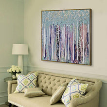 Load image into Gallery viewer, Birch forest canvas painting