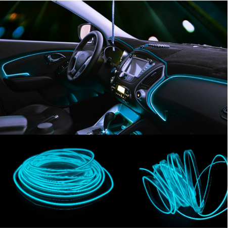 5 M Led car light flexible neon tube El line