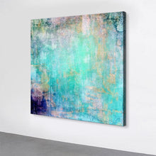 Load image into Gallery viewer, Modern abstract art blue zone