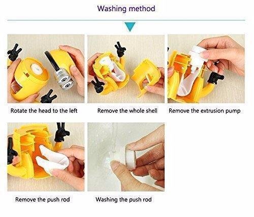 Toothbrush Holder Automatic Toothpaste Dispenser Minions Design Set Double Eyes
