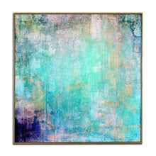Load image into Gallery viewer, Modern abstract art blue zone