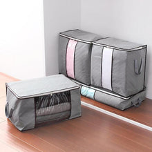 Load image into Gallery viewer, Folding Bamboo Charcoal Clothes Storage Bag