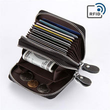 Load image into Gallery viewer, RFID Genuine Leather Card Holder