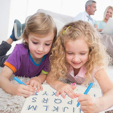 Load image into Gallery viewer, Magnetic Digital Alphabet Drawing Board Magnatab with Stylus Pen