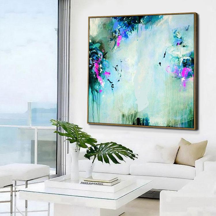An abstract art painting. An original painting