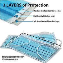 Load image into Gallery viewer, Face Masks with Earloops - 10Pack - Disposable Face Mouth Mask Dust Protective Face Mask Dust Filter Mouth Cover - Protect Yourself from Pollution, Dust, Germs and Pollen