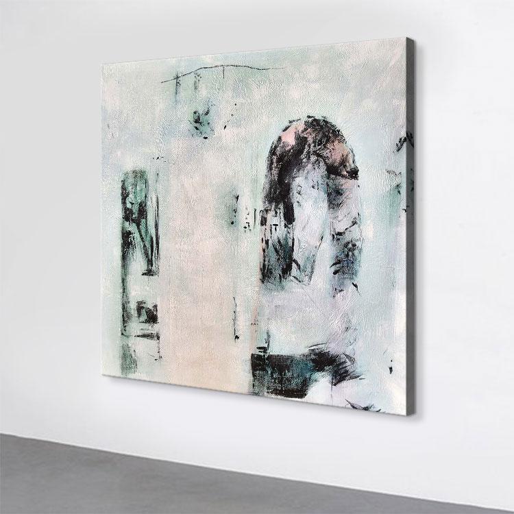 Abstract painting in modern art,Broken walls
