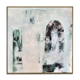 Abstract painting in modern art,Broken walls