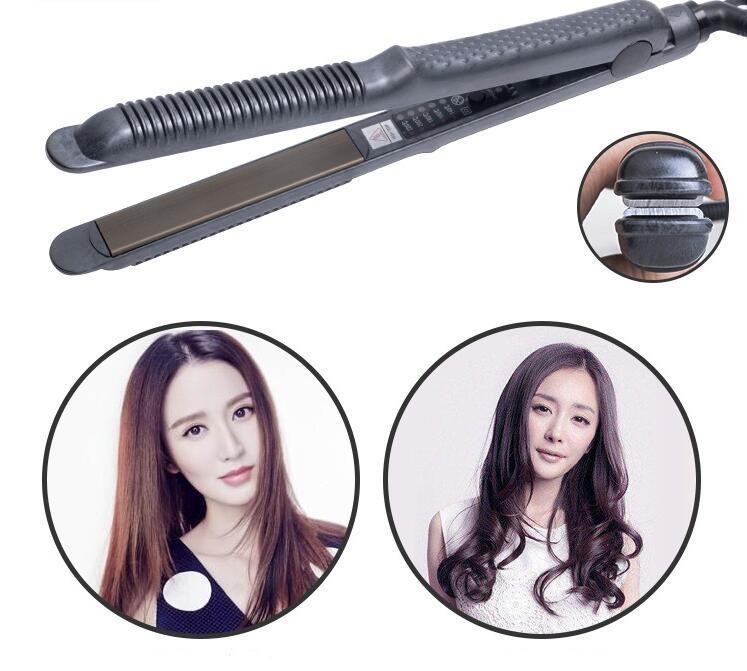 Five-Speed Thermostat Hair Straightener Clip Curved Corn Whisker Fluffy Hair Straightener