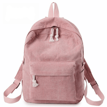 Load image into Gallery viewer, CORDUROY FASHION BACKPACK