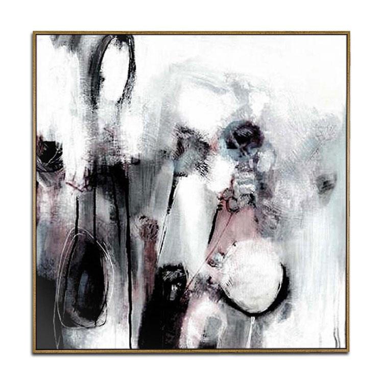 Modern art painting a scene of horror