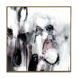 Modern art painting a scene of horror