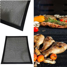 Load image into Gallery viewer, BBQ Mat BBQ Grill Mesh Teflon Non-Stick Heat Resistance Improve Thermal Conductivity Mats BBQ Mat