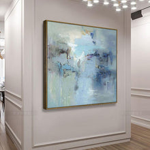 Load image into Gallery viewer, Oil painting canvas large size,After rain the empty mountain