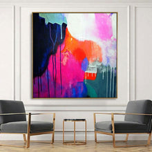 Load image into Gallery viewer, Original abstract oil painting,Blend in and change
