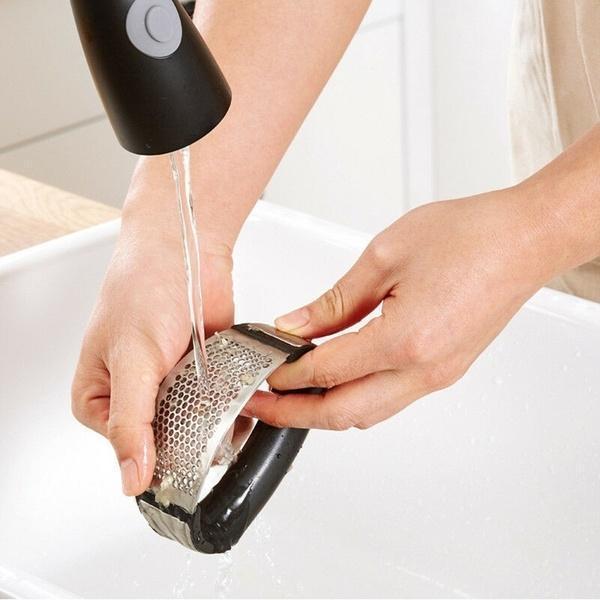 Manual Garlic Press Peeler Chopper Crusher Kitchen Garlic Tools Accessories