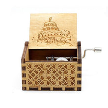 Load image into Gallery viewer, Hand Crank Wooden Music Box