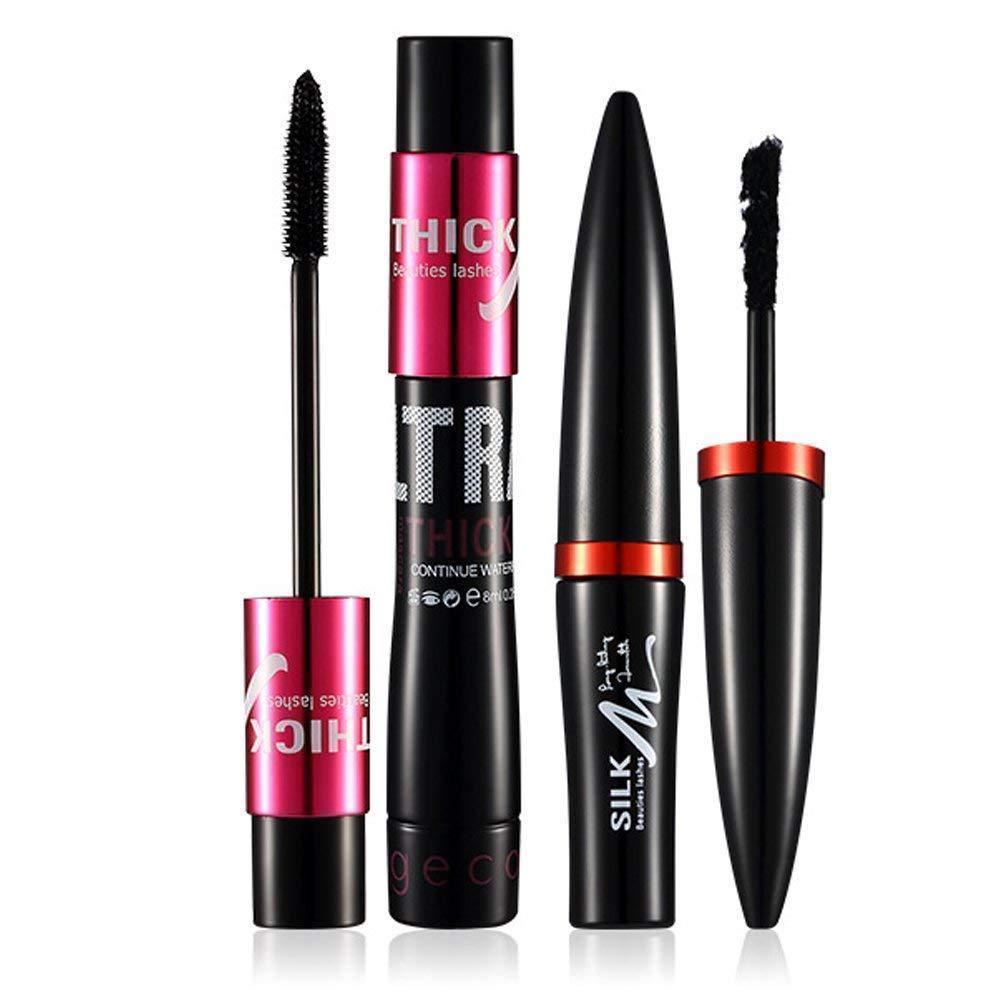 4D Silk Fiber Mascara Cream Makeup Eye Lashes Extension