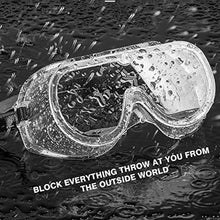 Load image into Gallery viewer, Carfia Safety Glasses with Clear Anti Fog Scratch Resistant Wrap-Around Lenses, No-Slip Grips for Construction, Shooting, Lab Work, and More!
