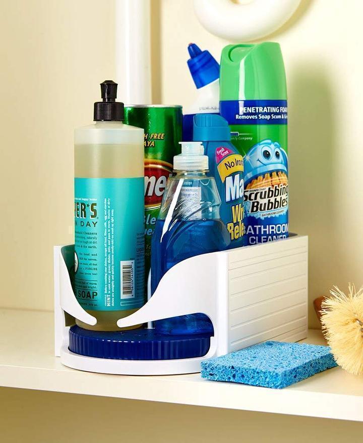 Twin-Roller Rotation Storage Basket