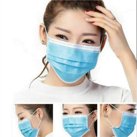 Face Masks with Earloops - 10Pack - Disposable Face Mouth Mask Dust Protective Face Mask Dust Filter Mouth Cover - Protect Yourself from Pollution, Dust, Germs and Pollen