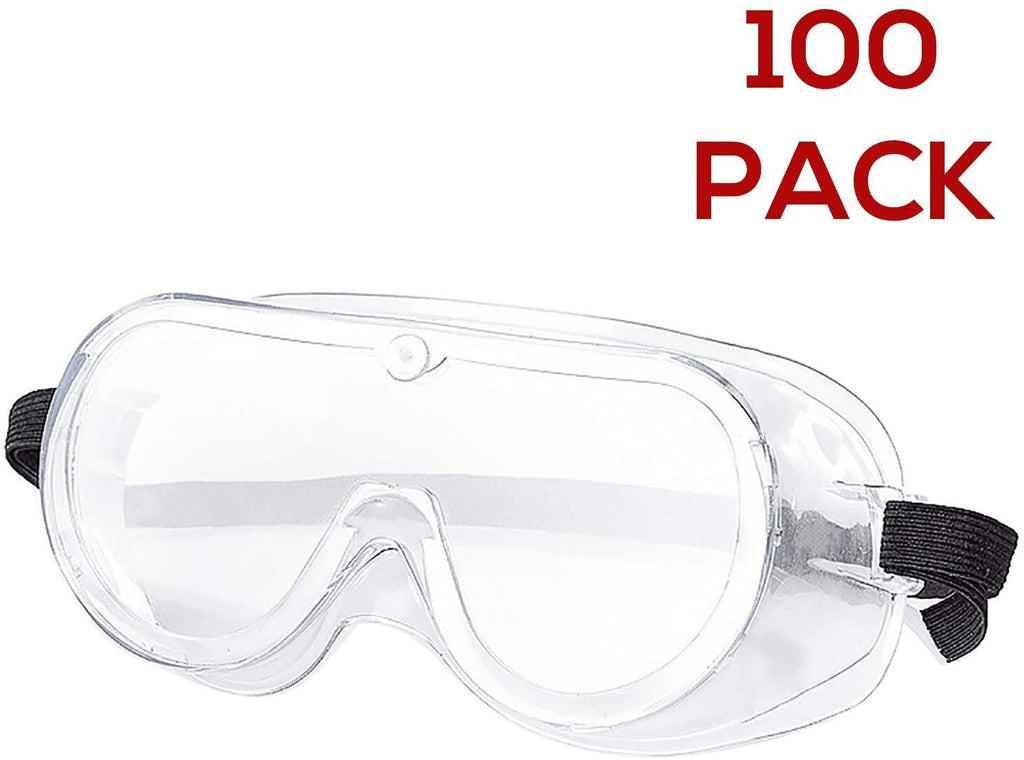 Carfia Safety Glasses with Clear Anti Fog Scratch Resistant Wrap-Around Lenses, No-Slip Grips for Construction, Shooting, Lab Work, and More!