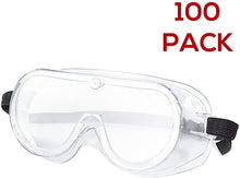 Load image into Gallery viewer, Carfia Safety Glasses with Clear Anti Fog Scratch Resistant Wrap-Around Lenses, No-Slip Grips for Construction, Shooting, Lab Work, and More!