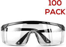 Load image into Gallery viewer, Carfia Safety Glasses with Clear Anti Fog Scratch Resistant Wrap-Around Lenses, No-Slip Grips for Construction, Shooting, Lab Work, and More!