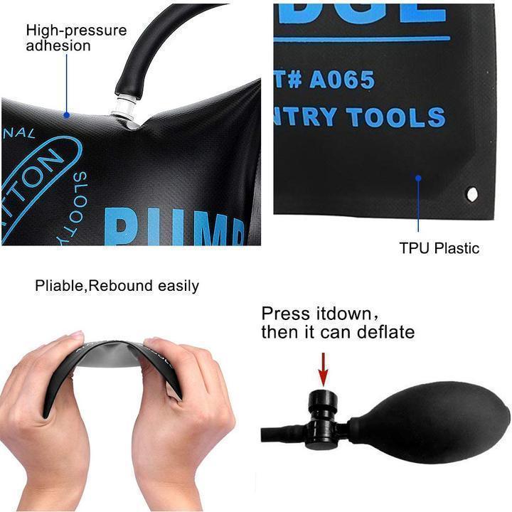 Inflatable Air Shim Bag:Pry Bar and Leveling Tool