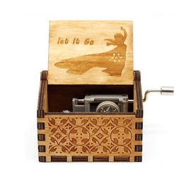 Hand Crank Wooden Music Box
