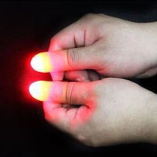 Magic Makers Red Light Up Thumb Tips