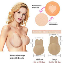 Load image into Gallery viewer, Sexy Rabbit Breathable Lifting Chest Stickers Invisible Silicone Breast Stickers