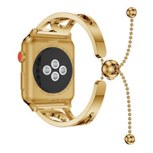 Load image into Gallery viewer, Apple Watch Band Women Stainless Steel Adjustable Watchband Strap Luxury Jewelry For Iwatch 1 2 3