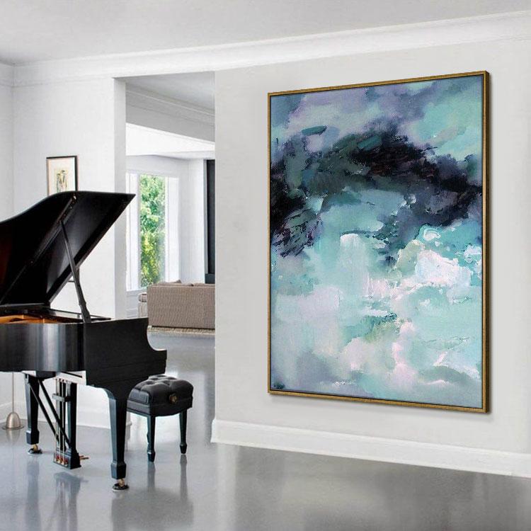 Modern Art Abstract Painting, Diptych, Original Painting Canvas Art
