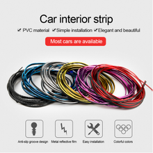 Load image into Gallery viewer, Car shape DIY flexible central control and door trim strip