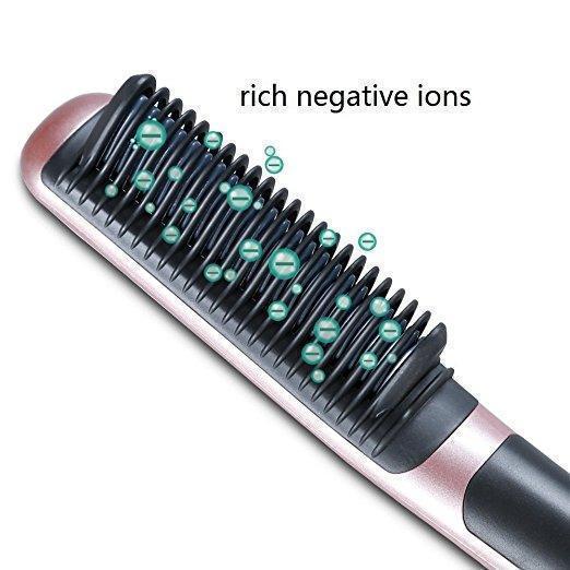 K-SKIN Tourmaline Ceramic Hair Straightener Straightening Brush Comb 60% OFF TODAY !!