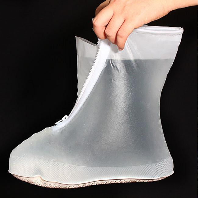 Portable rain shoe cover