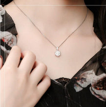 Load image into Gallery viewer, Women's Clavicle Chain 18K White Gold  Diamond Necklace
