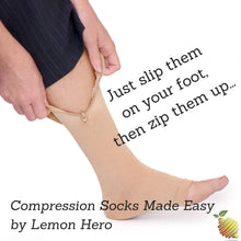 Load image into Gallery viewer, Zipper Compression Socks