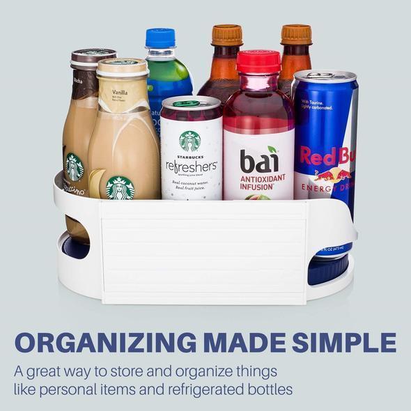 Twin-Roller Rotation Storage Basket