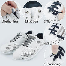 Load image into Gallery viewer, A Pair Of Elastic One Hand No-Tie Shoelaces