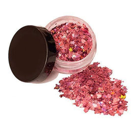 Pink Mix Glitter Chunky Multi Purpose Dust Powder Arts