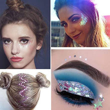 Load image into Gallery viewer, Purple Mix Glitter Chunky Multi Purpose Dust Powder Arts