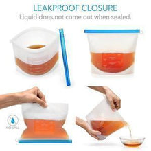 Load image into Gallery viewer, Reusable Silicone Food Preservation Bag