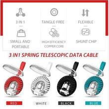 Load image into Gallery viewer, 3 in 1 Spring German Data Cable Adapter