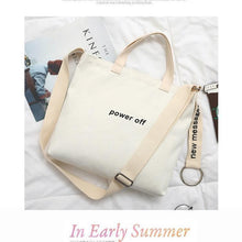 Load image into Gallery viewer, Embroidered canvas bag