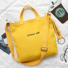 Load image into Gallery viewer, Embroidered canvas bag
