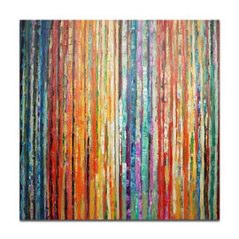 Abstract line painting